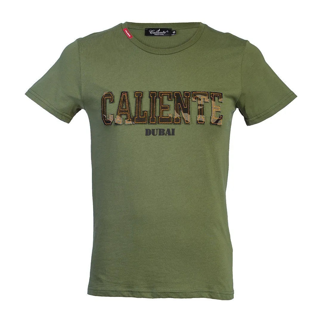 Caliente Army Green T-shirt - Caliente T-shirts & Polos Collection 3