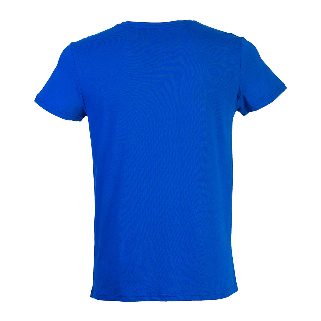 Caliente Basic - Blue Melange Dazzling Blue T-shirt - Caliente T-shirts & Polos Collection 2