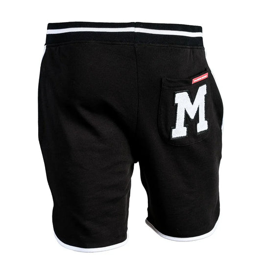 Caliente Black/ White Shorts - Caliente Shorts & Sweatpants Collection