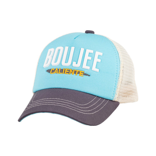Caliente Boujee Gray/Baby Blue / Beige Cap - Caliente Special Collection