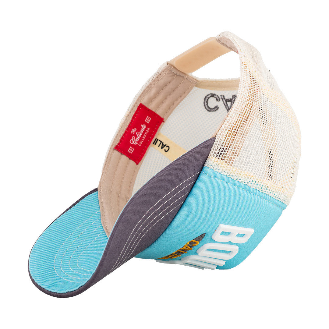 Caliente Boujee Gray/Baby Blue / Beige Cap - Caliente Special Collection 4