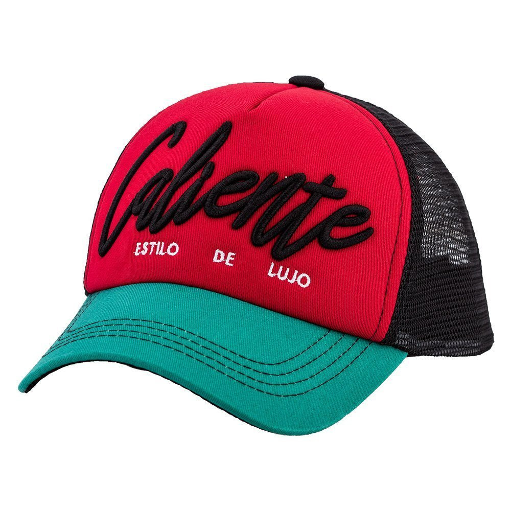 Caliente Estilo De Lujo Green/Red/Black Cap - Caliente Classic Collection