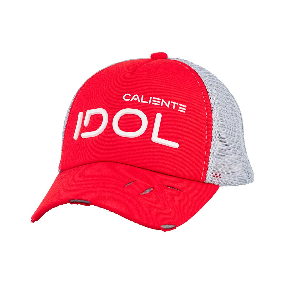 Caliente Idol Red/Red/Gray Cap - Caliente Special Collection