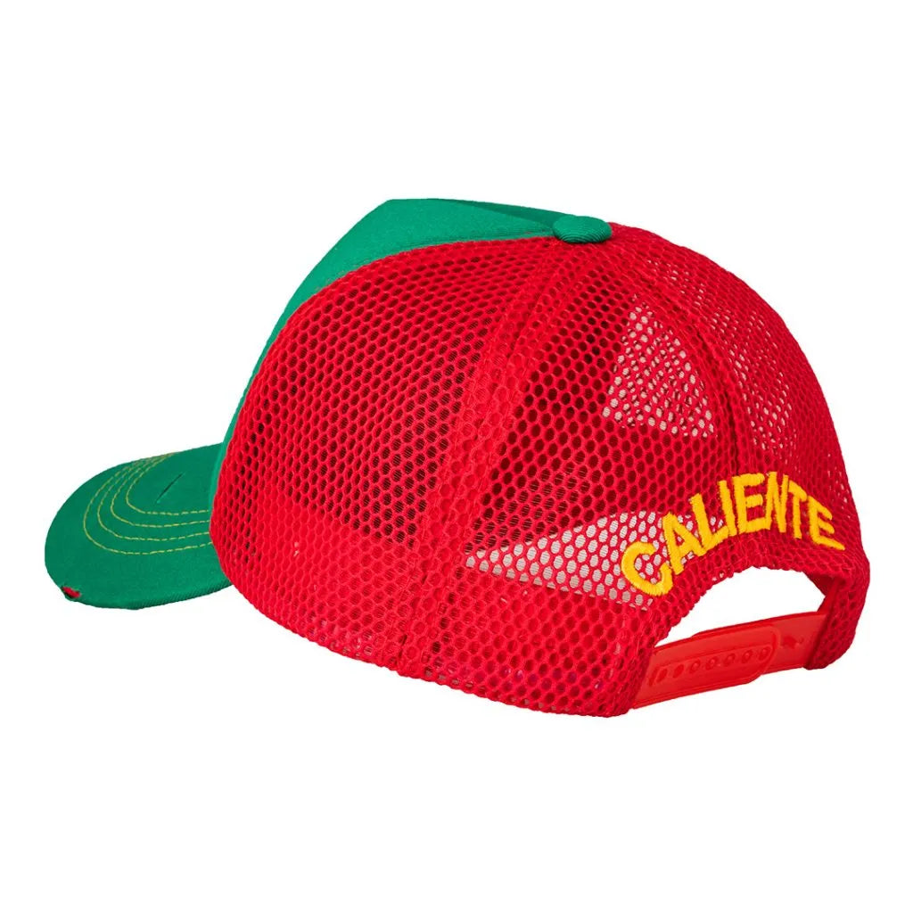 Caliente Madrid Green/Green/Red Cap – Caliente Countries & Cities Collection