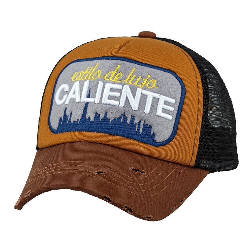 Caliente Skyline Brn/Brn/Bk Brown Cap - Caliente Classic Collection