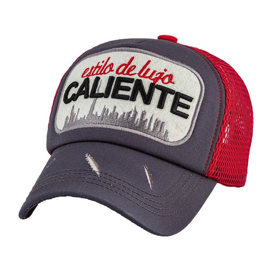 Caliente Skyline Grey/Grey/Red Cap – Caliente Classic Collection