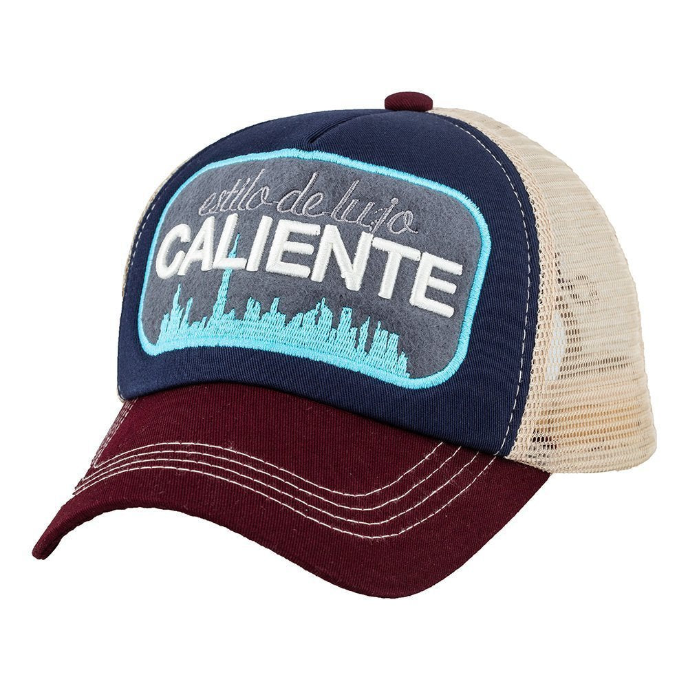 Caliente Skyline Mar/Blu/Beg Blue Cap – Caliente Classic Collection