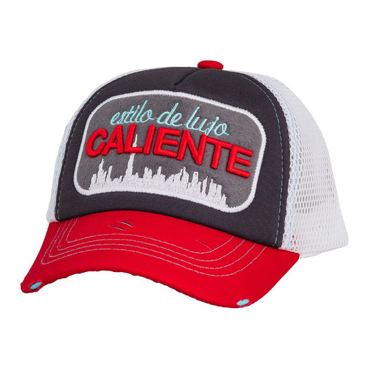 Caliente Skyline Red/DrkGry/Wt Red Cap - Caliente Classic Collection