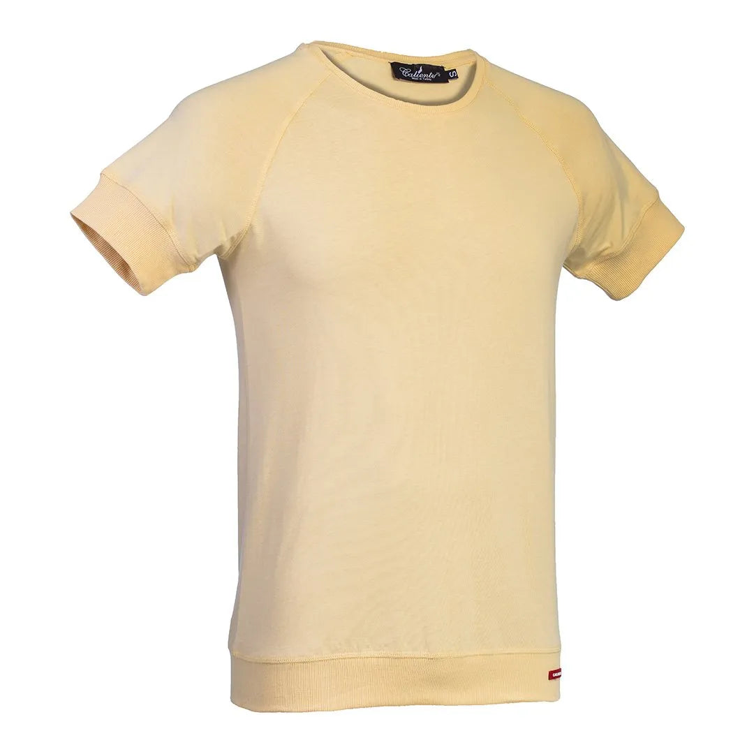 Caliente Sportiza - Italian Straw Panto Yellow T-shirt - Caliente T-shirts & Polos Collection