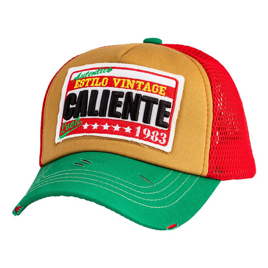 Caliente Vintage Green/Brown/Red Cap - Caliente Classic Collection