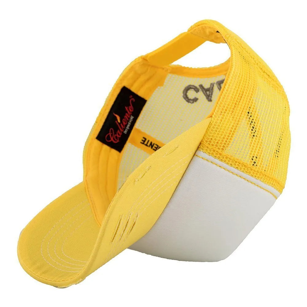 Caliente Yel/Wt/Yel Yellow Cap - Caliente Classic Collection 1