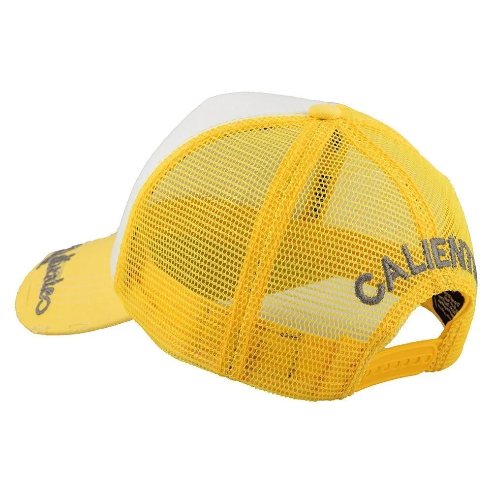 Caliente Yel/Wt/Yel Yellow Cap - Caliente Classic Collection 3