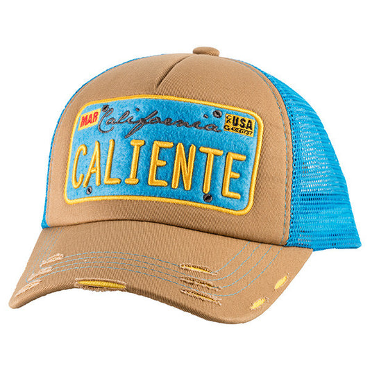 California Beg/Beg/Blu Beige Cap – Caliente Countries & Cities Collection