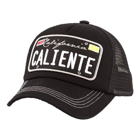 California Black (White Embroidery) Black Cap – Caliente Countries & Cities Collection