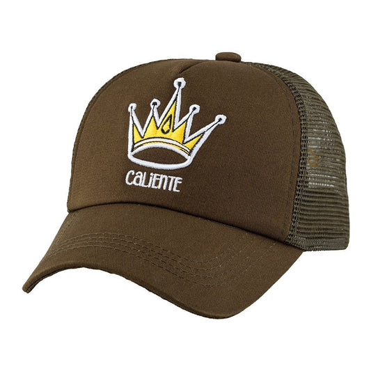 Crown Olive Green Cap  – Caliente Edition Collection