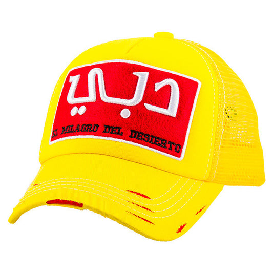 Dubai Arabic Full Yellow Cap - Caliente Countries & Cities Collection