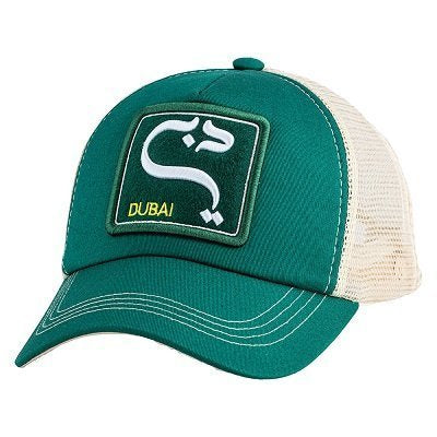 Dubai Logo Grn/Grn/Beg Green Cap – Caliente Countries & Cities Collection