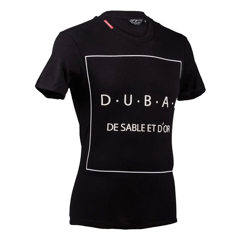 Dubai Tee Black T-shirt – Caliente T-shirt & Polos Collection