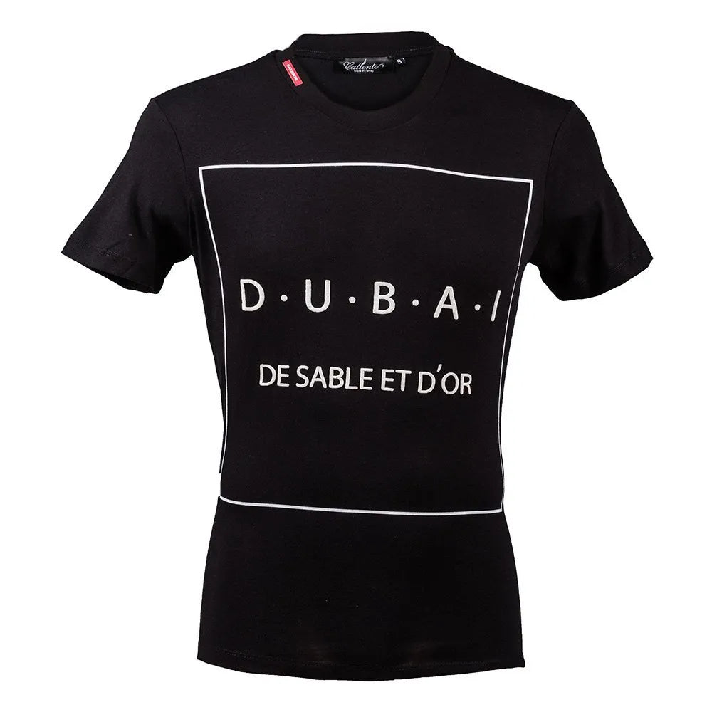 Dubai Tee Black T-shirt – Caliente T-shirt & Polos Collection 3