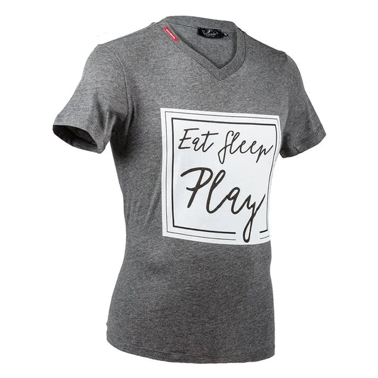 Eat Sleep Tee Grey Mel Grey T-shirt – Caliente T-shirt & Polos Collection