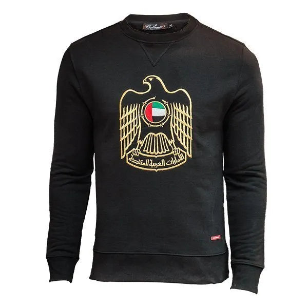 Emblem Sweatshirt Black Sweatshirt – Caliente Hoodie & Sweatshirt Collection