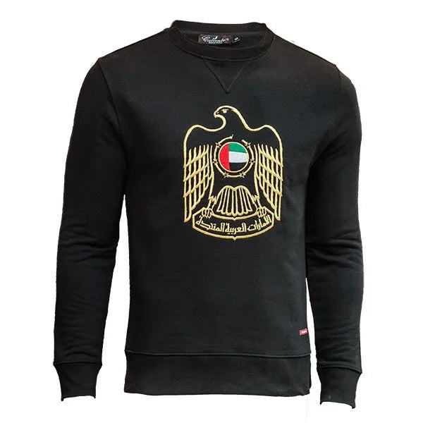 Emblem Sweatshirt Black Sweatshirt – Caliente Hoodie & Sweatshirt Collection 1