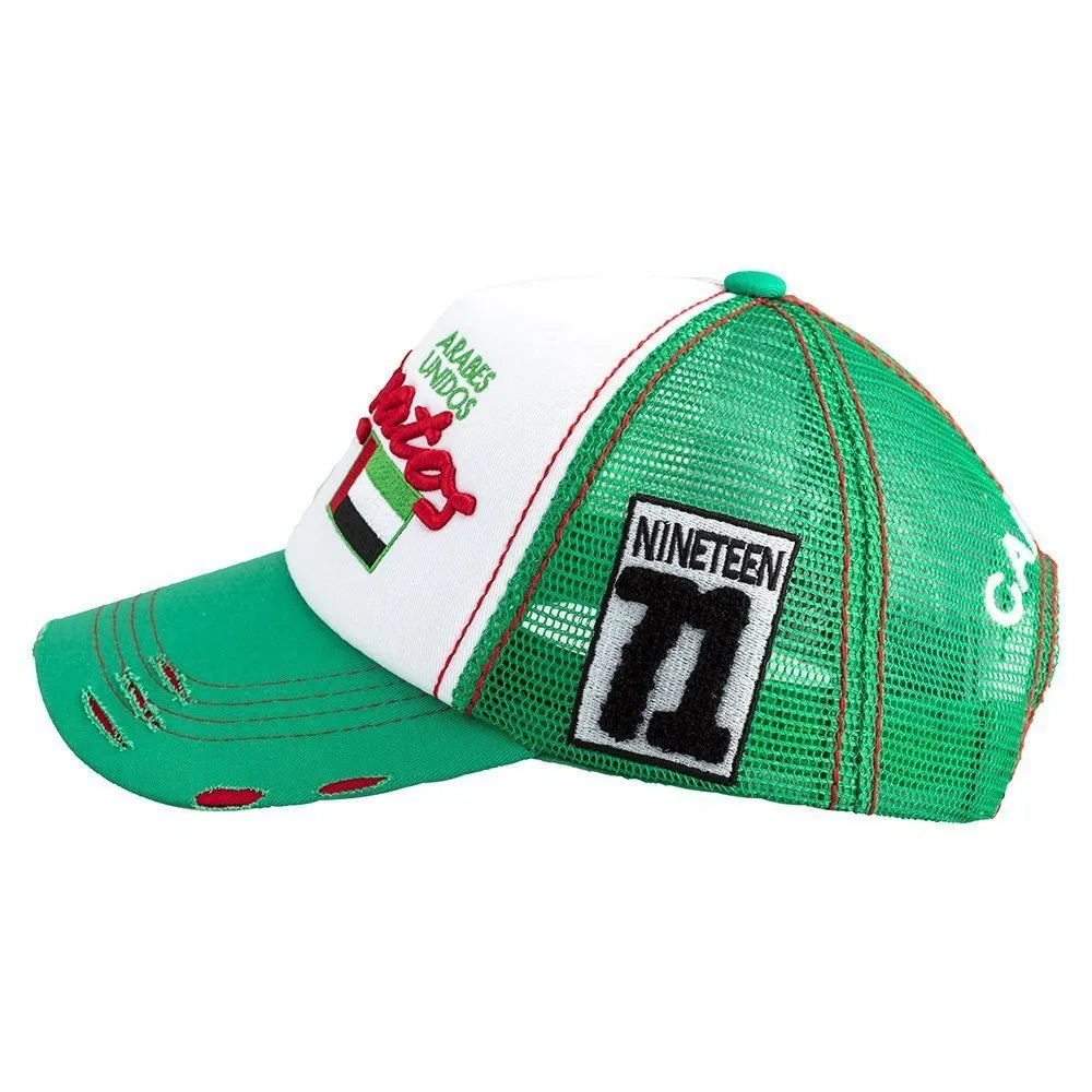 Emiratos 71 Grn/Wt/Grn Green Cap – Caliente  Emiratos Edition Collection 4