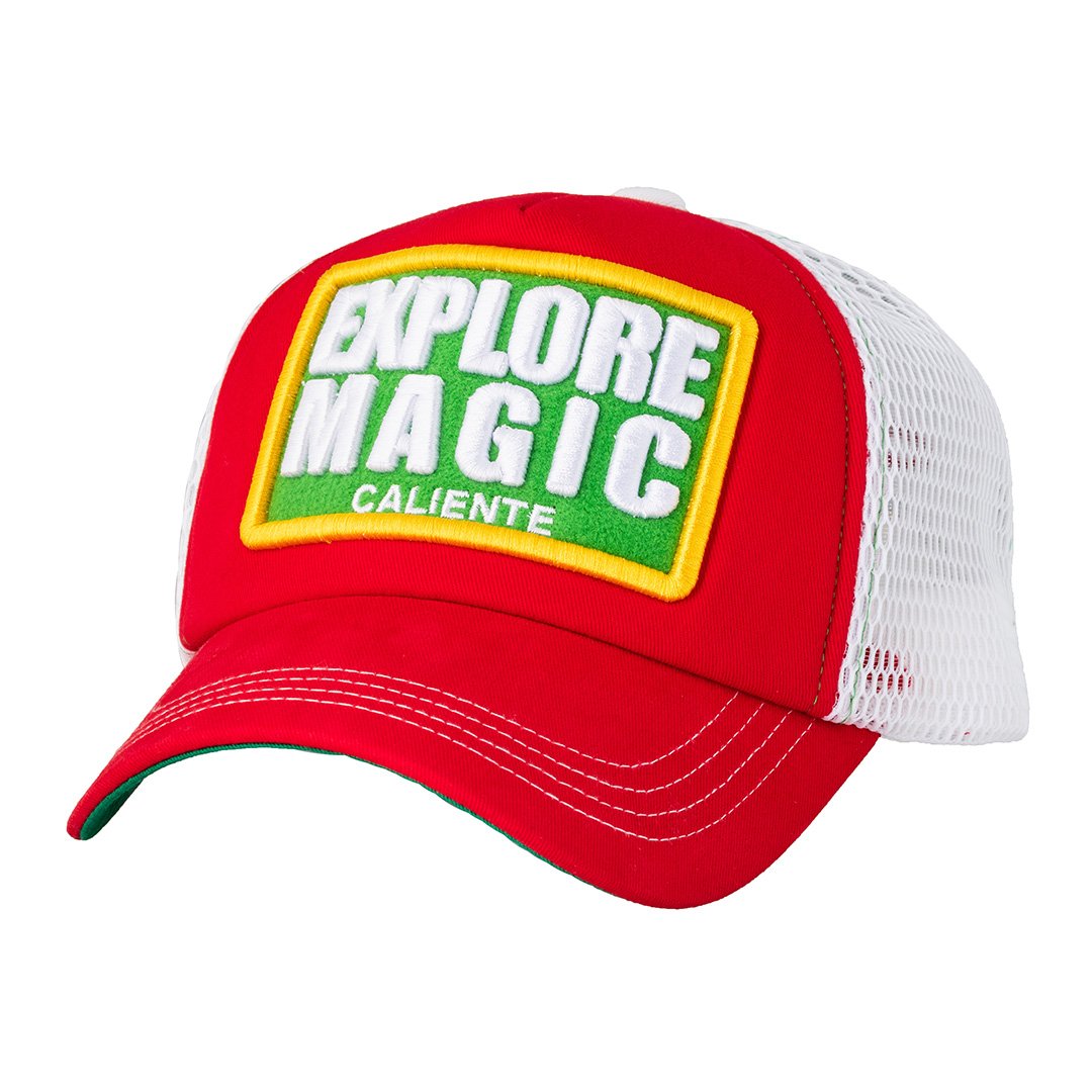 Explore Magic Red/Red/Wt Red Cap - Caliente Special Collection