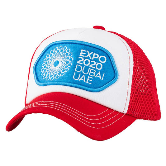 Expo 2020 Dubai Official Cap Red/White/Red Cap - Caliente Expo 2020 Collection 