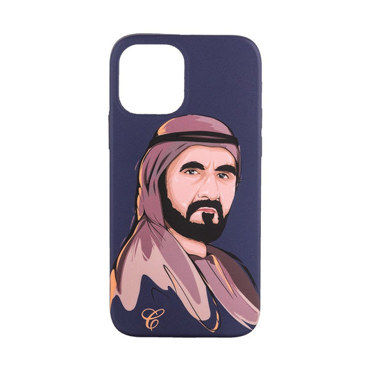 HH Sheikh Mohamed  Navy for 12 Pro Mobile Cover - Caliente Mobile Cover Collection