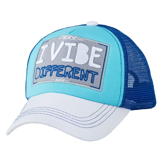 I Vibes Different Wt/Bblu/Blu Blue Cap - Caliente Special Collection