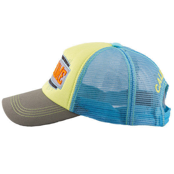 JET'AIME Grey/Neon Yellow/Blue Cap - Caliente Special Collection 4