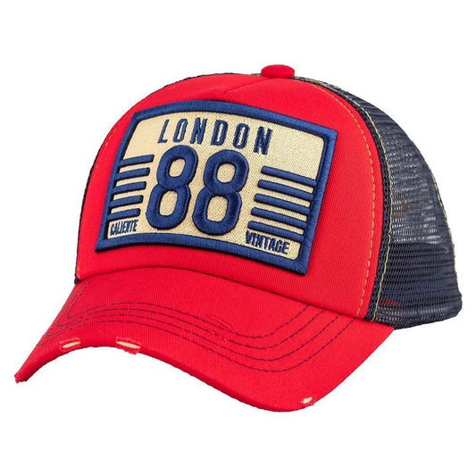 London Red/Red/Nav Red Cap – Caliente Countries & Cities Collection