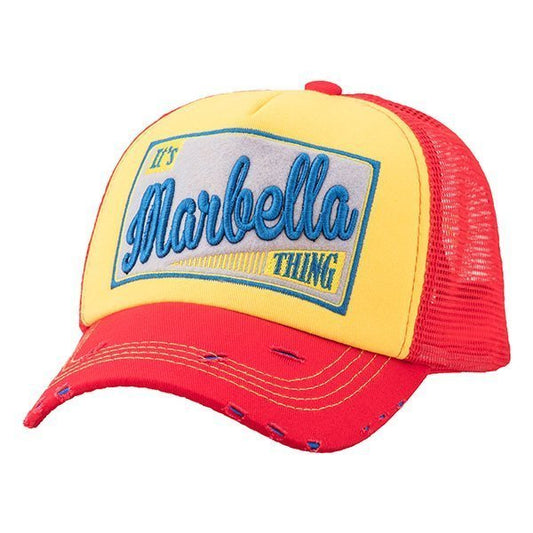 Marbella Red/Yellow/Red Cap - Caliente Countries & Cities Collection