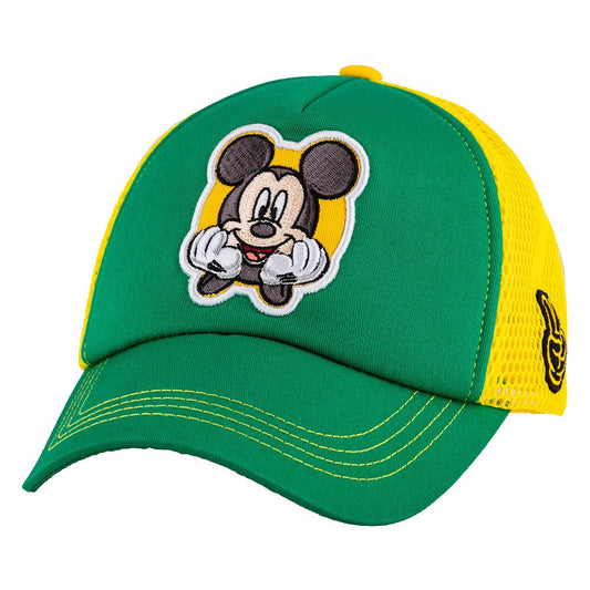 Mickey Mouse Grn/Grn/Yel Green Cap - Caliente Disney and Marvel Collection