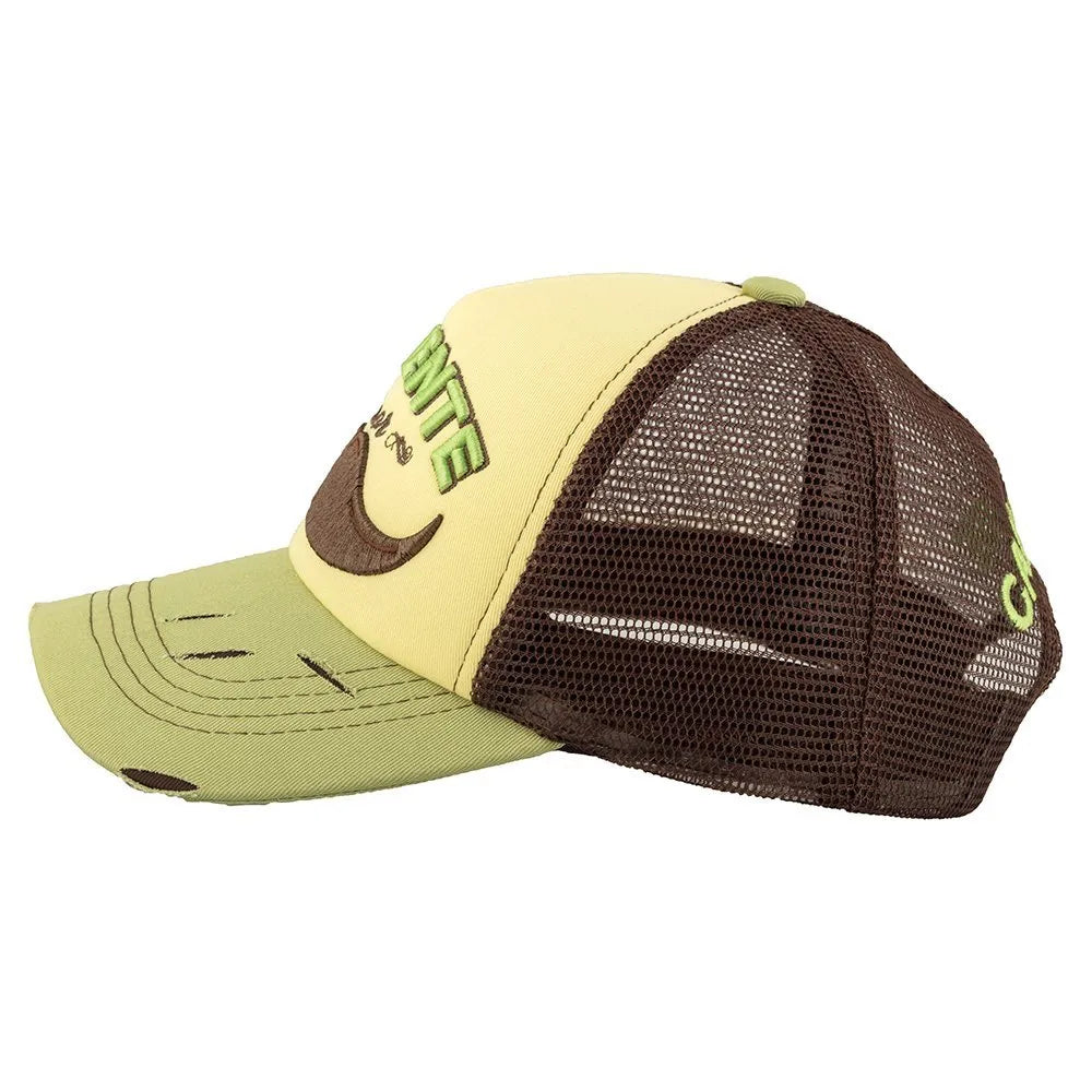 Mustache Grn/Yel/Brn Green Cap  – Caliente Special Collection 1