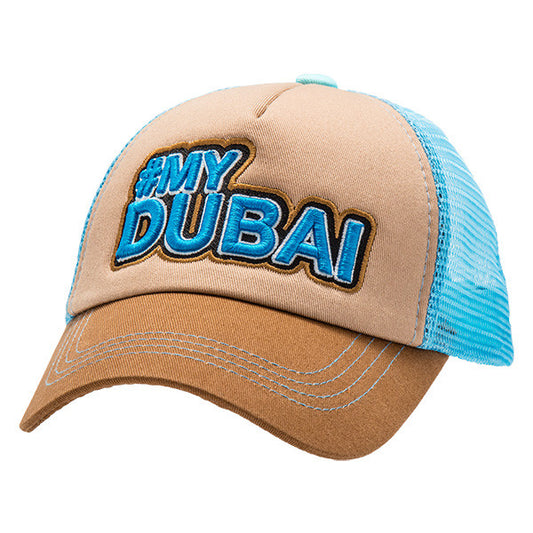 #My Dubai Blu/Beg/Trq Beige Cap - Caliente Emiratos Edition Collection