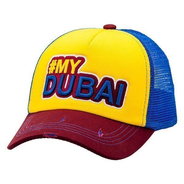 #My Dubai Mar/Yel/Blu Yellow Cap – Caliente Emiratos Edition Collection