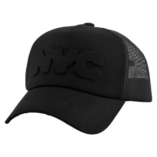NYC Black Emb Black Cap – Caliente NYC Collection