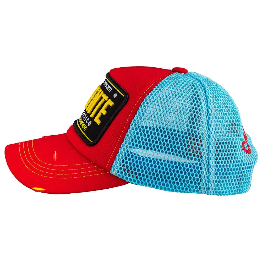 New Mexico Red/Red/Blue Cap – Caliente Special Collection 4