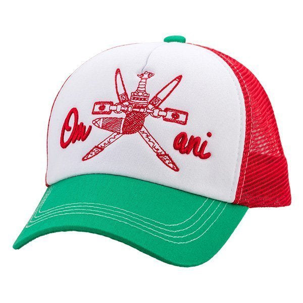Omani Grn/Wt/Red Cap – Caliente Countries & Cities Collection