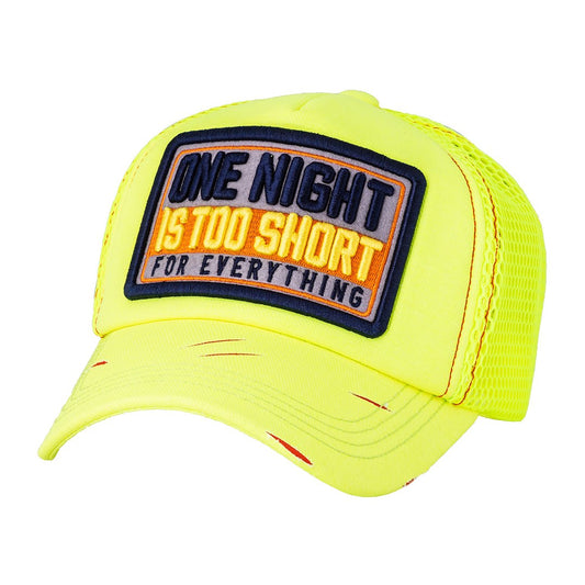 One Night Neon Yellow Cap - Caliente Special Collection