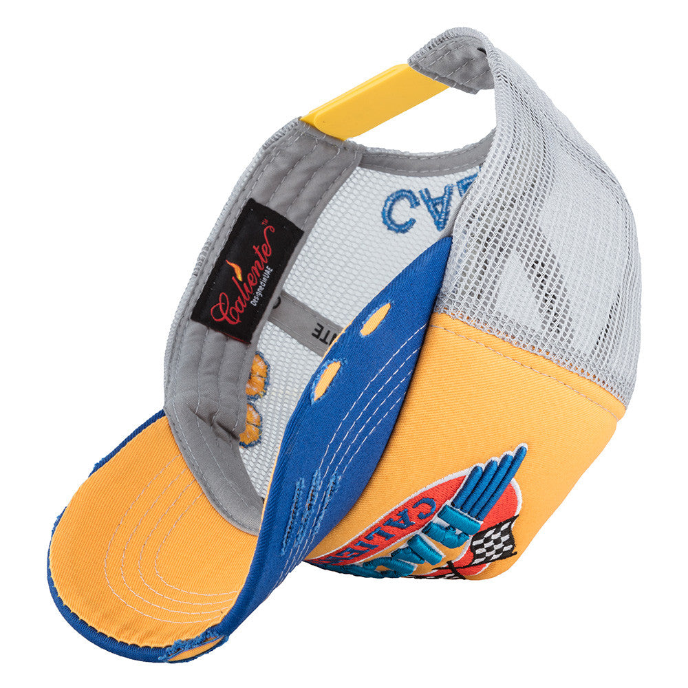 Race Blu/Yel/Gry Yellow Cap – Caliente Special Collection