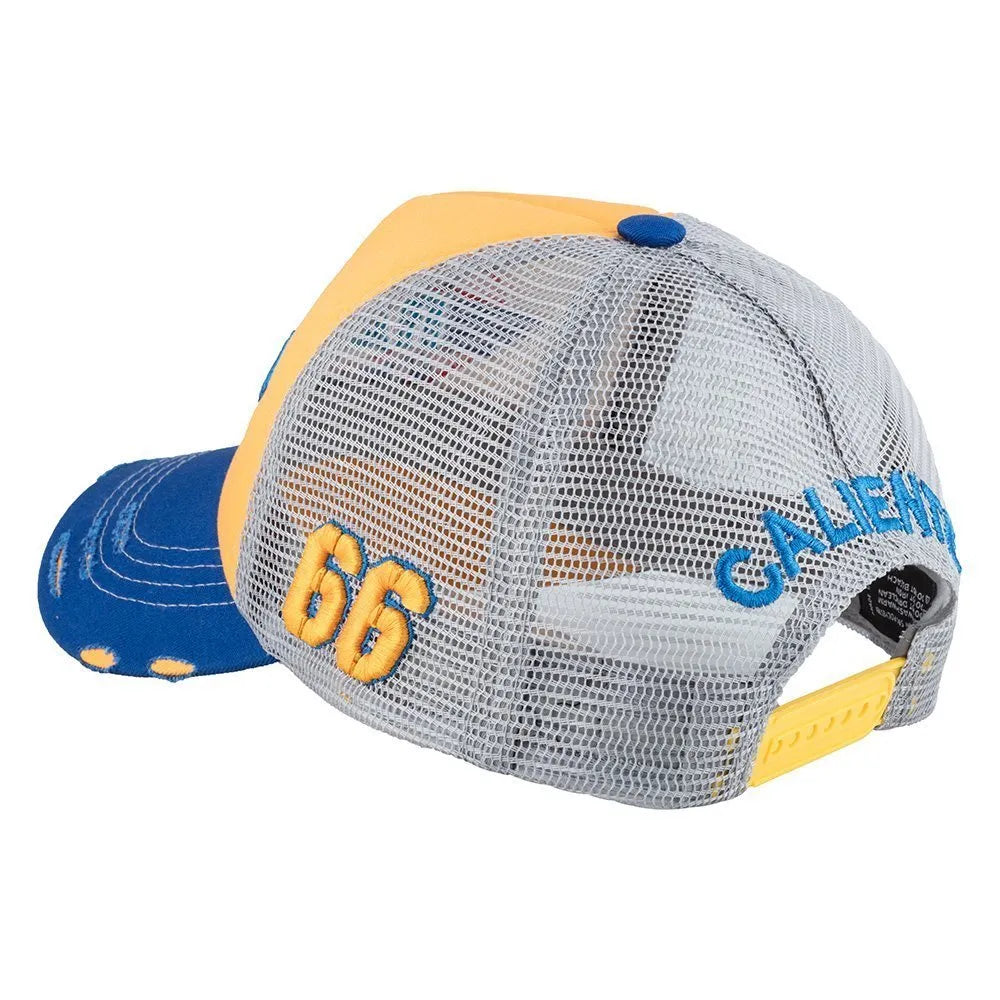 Race Blu/Yel/Gry Yellow Cap – Caliente Special Collection