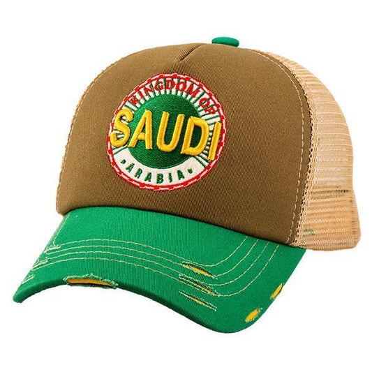 Saudi Green/Brown/Beige Cap – Caliente Countries & Cities Collection