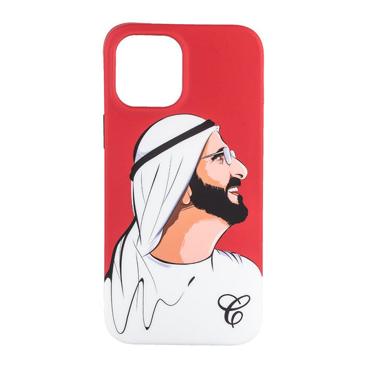 Sheikh Mohammed Bin Rashid Red for Iphone 12 Pro Max - Caliente Mobile Cover Collection