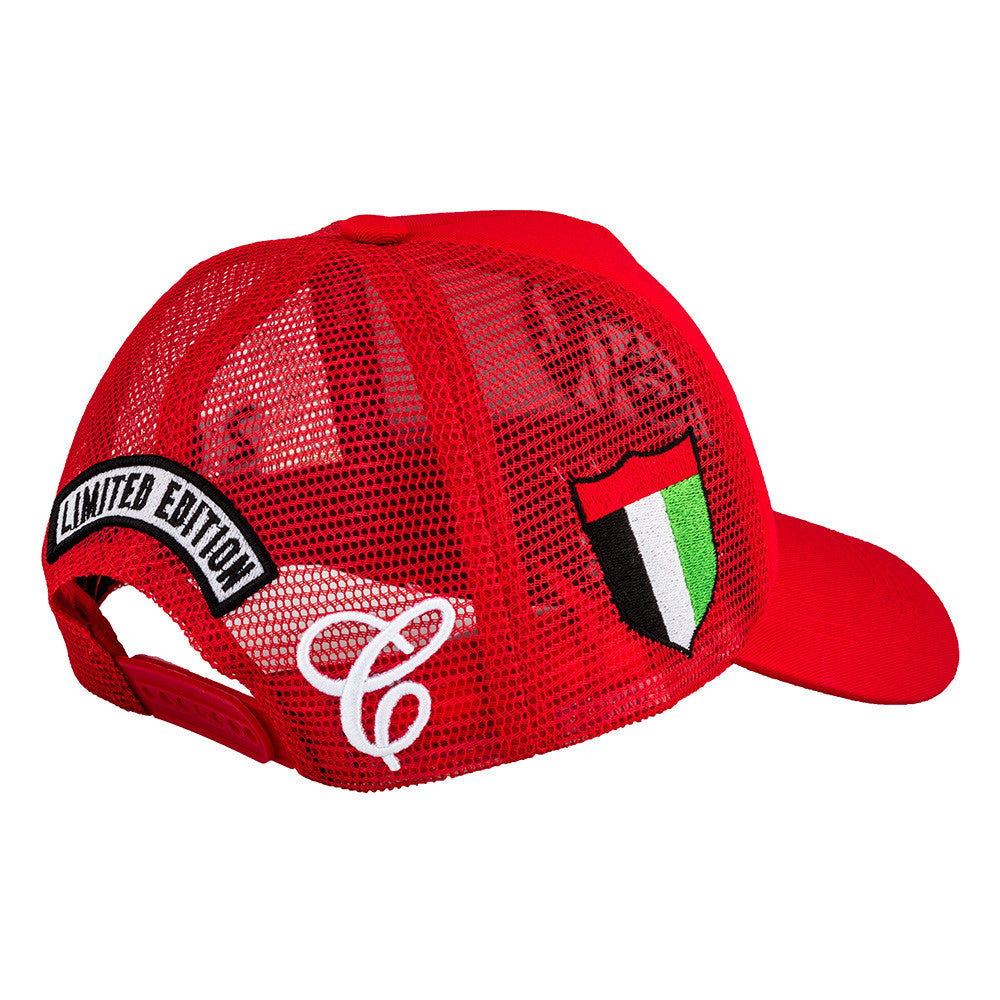 Sheikh Zayed Cap Red Cap - Caliente Limited Edition Collection 4