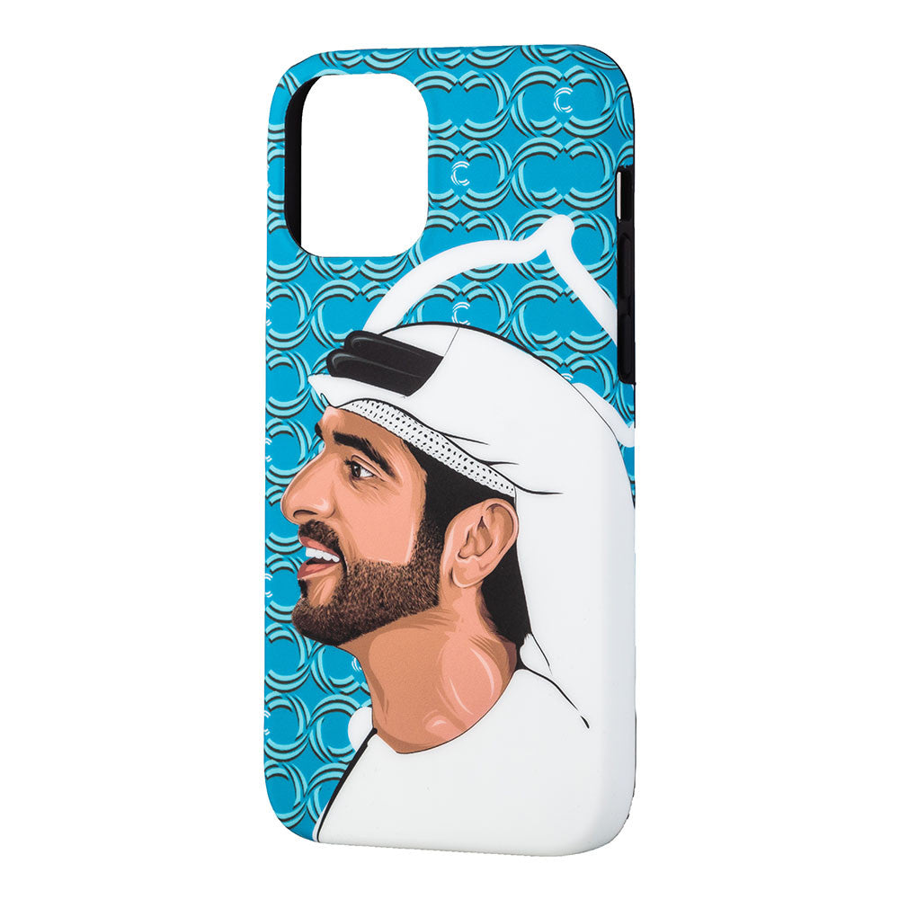 Shk Hamdan Bin Rashid Blue Mobile Cover - Calient Mobile Cover Collection 2