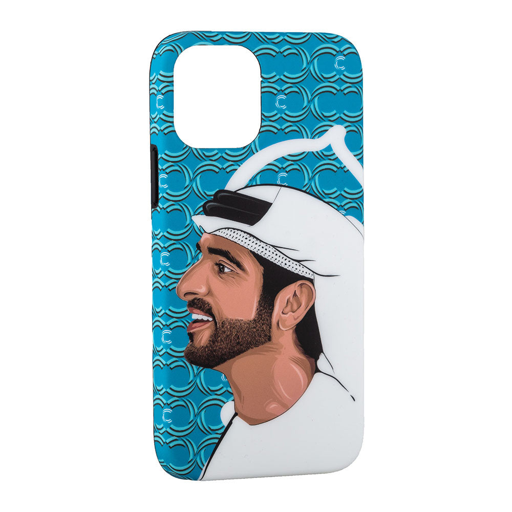 Shk Hamdan Bin Rashid Blue Mobile Cover - Calient Mobile Cover Collection 3