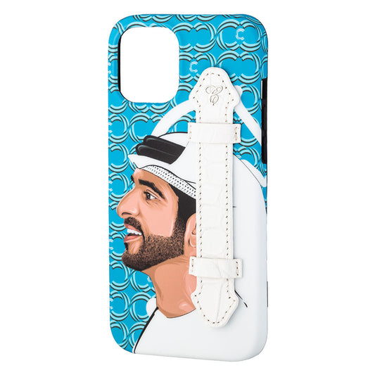 Shk Hamdan Bin Rashid Blue with Wt Holder 12 Pro - Caliente Mobile Cover Collection